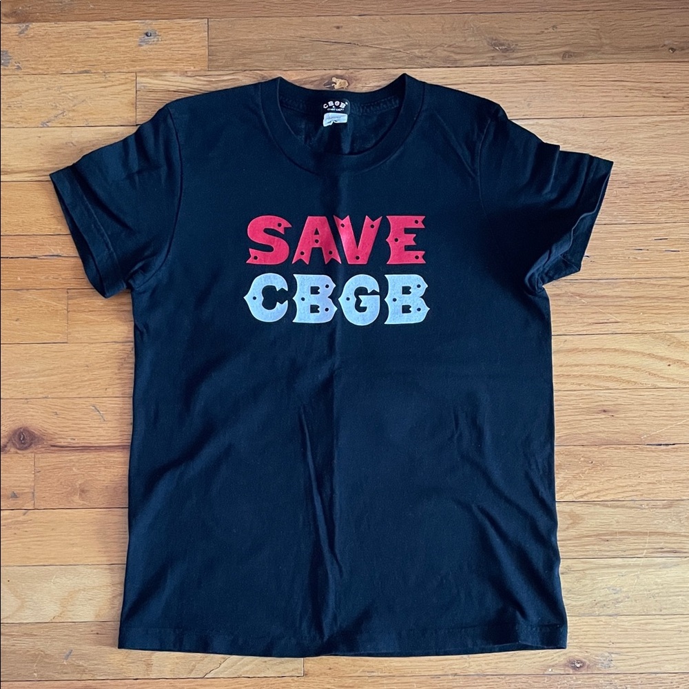 Vintage Women's Original SAVE CBGB Tee shirt